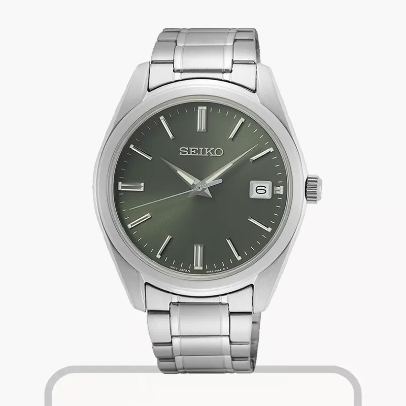 Seiko Classic Analog Green Dial Men's Watch- SUR527P1